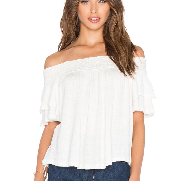 Free People Tops - NEW! Free People Ruffled Off The Shoulder Tops